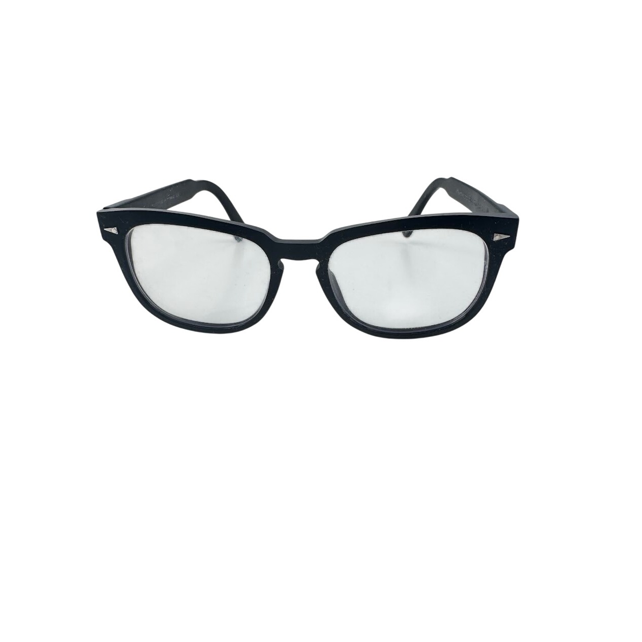 Ahlem Black Brushed Handcrafted Acetate Eyeglasses France 53-18